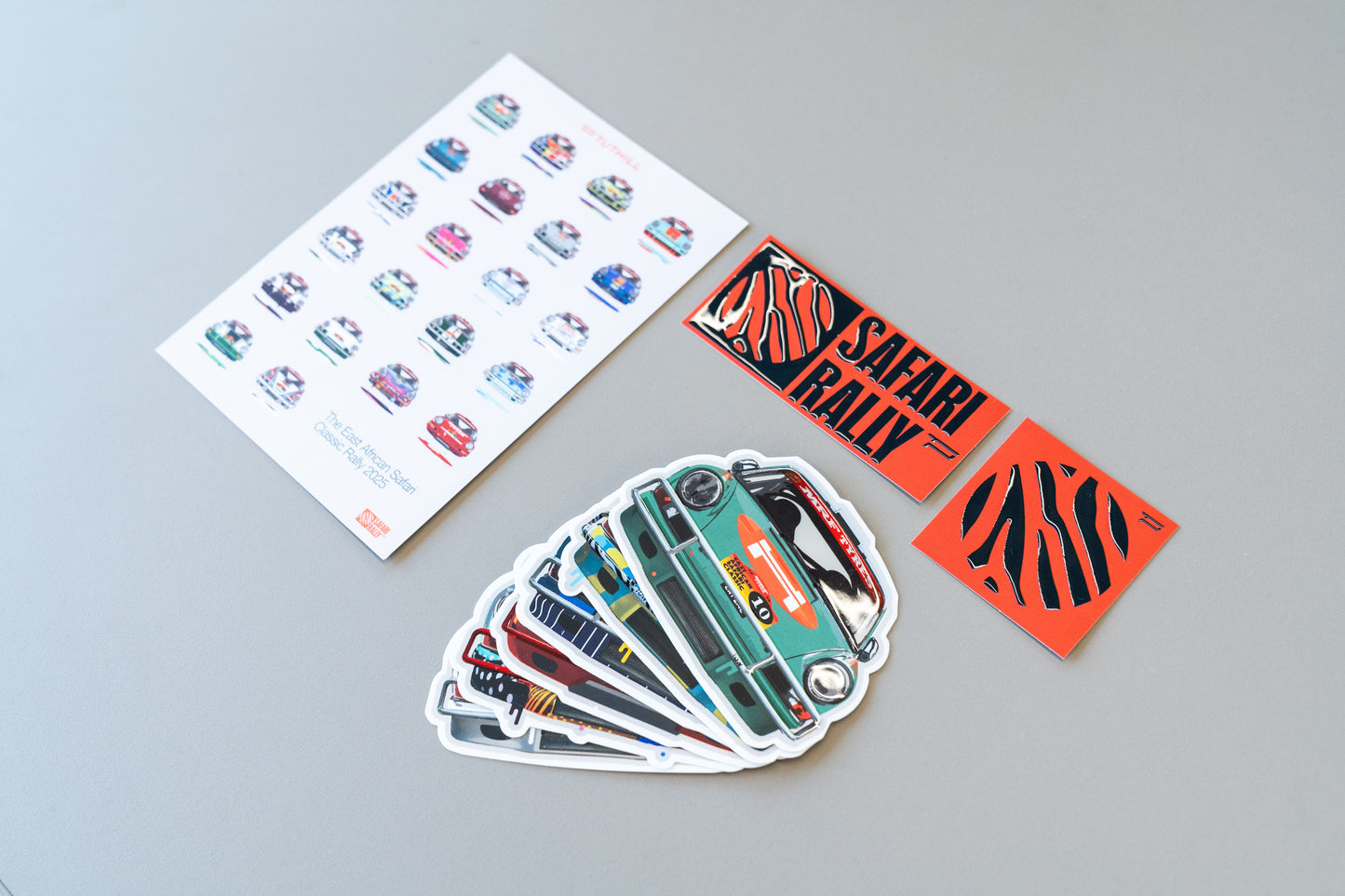 Safari Rally car sticker pack