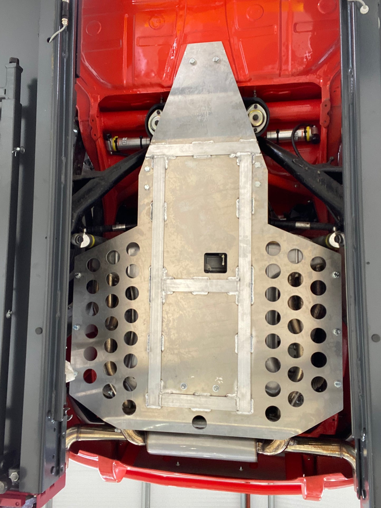 Rear sump guard