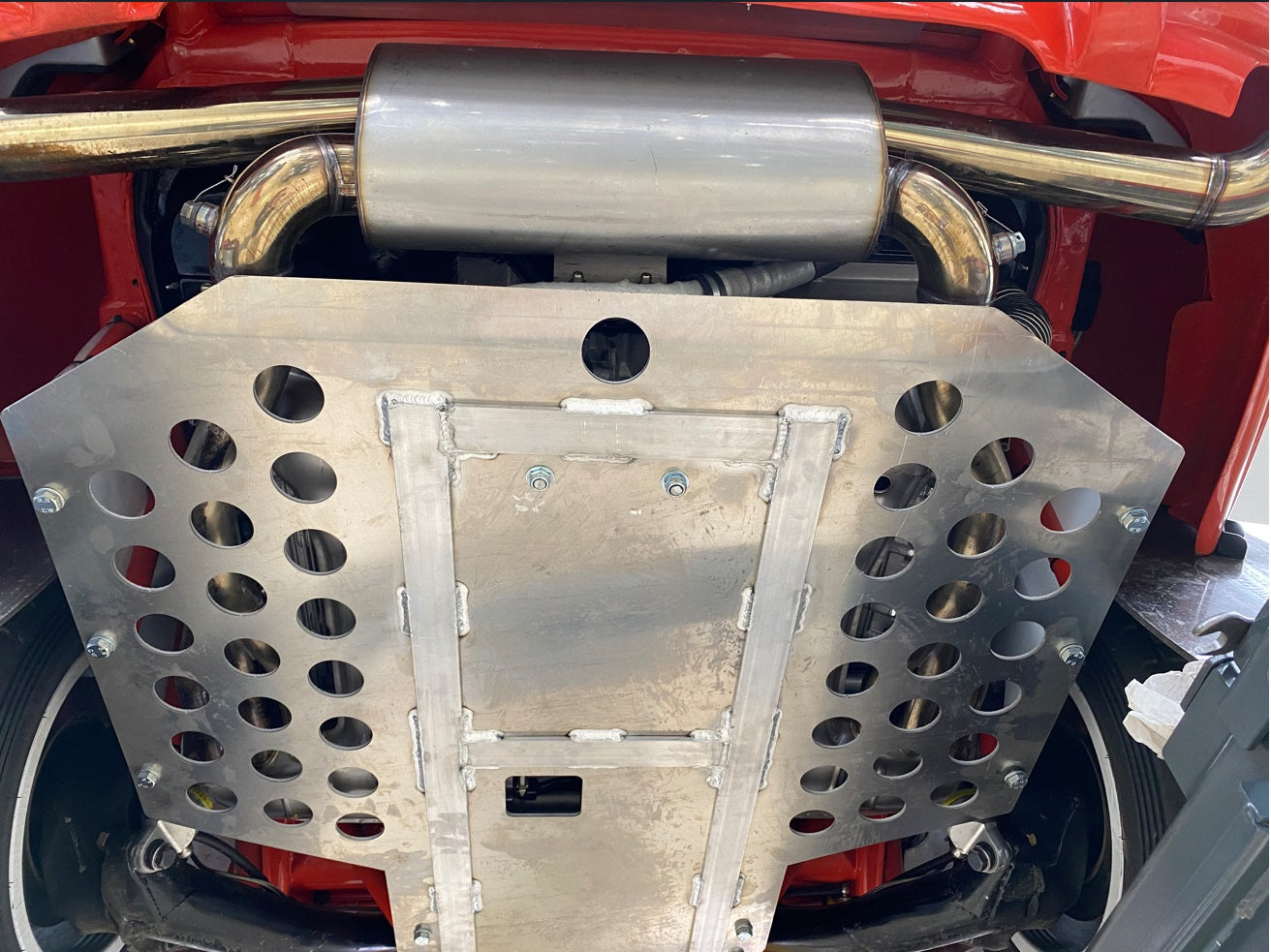 Rear sump guard