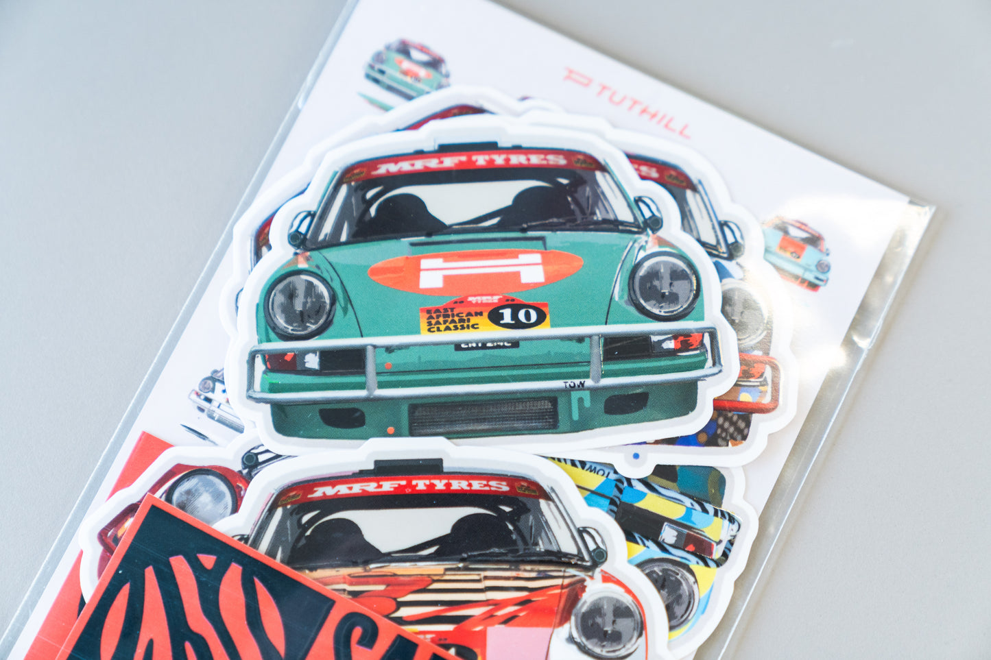Safari Rally car sticker pack