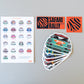 Safari Rally car sticker pack