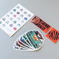 Safari Rally car sticker pack