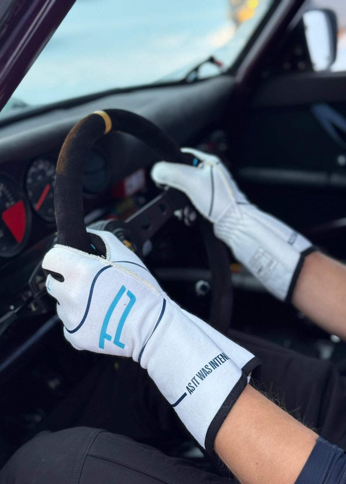 Freem x Tuthill racing gloves