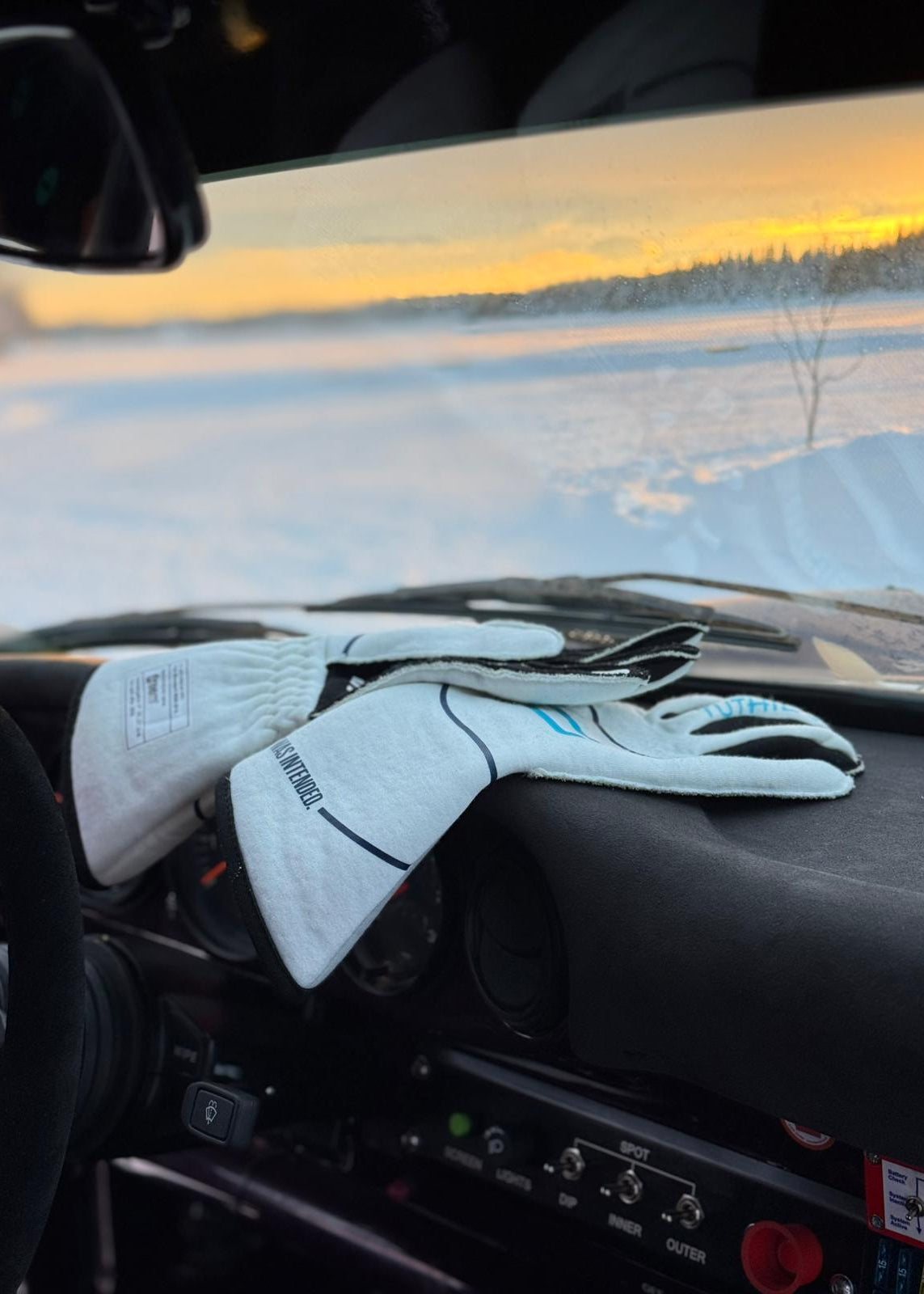 Freem x Tuthill racing gloves